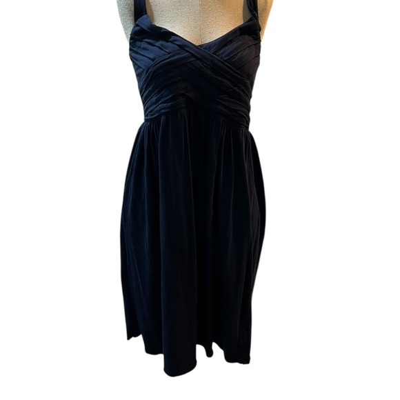Brooklyn Industries Navy Blue Fit & Flare Dress Medium - Picture 4 of 8